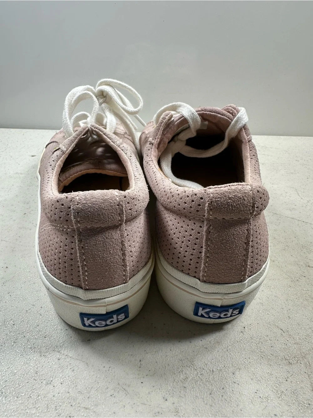 Keds Jump Kick Duo Mauve Perforated Sneakers WH66049 8,5